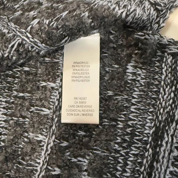 Simply Noelle NWT Long Knit Cardigan Sweater Button Closure Women's XS Gray/Blue - Picture 6 of 8